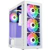 KOLINK Case Kolink Observatory HF Glass ARGB Midi Tower Mini-ITX/Micro-ATX/ATX Bianco [OBSERVATORY HF GW]