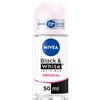 Nivea Black & White Invisible Original Roll-on Deodorante Roll On Donna Antitraspirante 72h 50ml