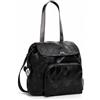 Desigual Accessories-Zaino in Poliuretano, Misura Media, PU Back Pack Medium Donna, Nero, Einheitsgröße