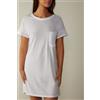 Intimissimi Camicia Da Notte In Cotone Ultrafresh Bianco