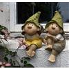 FHFY Garden Lilly and Len Elves - Decorazione da giardino, gnomo, fata del giardino, troll