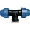 Cornat T610732 - Sistema di irrigazione a T, Tubo in PE, Ø 32 mm, Filettatura Interna, in Polipropilene per Acqua Fredda