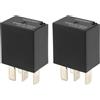 The Lord of the Tools 2PCS 12V 20A 4Pin HFV6/012H-TR New Energy Batteria Auto Aria Condizionata Ventilatore Relè Compatibile Con Lancia Compatibile Con Fiat Compatibile Con Alfa Romeo Nero