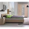 Camera da letto completa moderna matrimoniale rovere Yuma