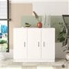 Credenza madia moderna 3 ante design 89xH74 cm bianco Task