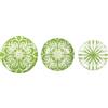 Brandani Servizio tavola 18pz. Batik verde porcellana