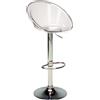 GRANDSOLEIL - Sgabello Sphere PC a gas - Trasparente