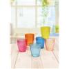 Brandani Set 6 bicchieri brio colori assortiti 35cl plastica SAN