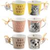 home in rombo Singola Tazza a scelta jumbo' pets vibes in porcellana decorata cc400