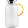 H&H Teiera/brocca in vetro borosilicato trasparente lt 1,6. inox