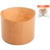 Guardini Confezione 2 stampi panettone alto easy bake in carta gr 750 cm 16x12 h