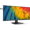 Philips 40B1U5600-40 Zoll WQHD Monitor, Adaptive Sync, Altoparlanti, Regolazione altezza, HDR400 (3440x1440, 100 Hz, HDMI, DisplayPort, USB-C, USB Hub) Nero