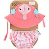 Zoocchini Set Costumino Contenitivo + Cappellino Zoocchini Cavalluccio Marino 3 - 6 m