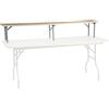 Flash Furniture 182,9 x 30,5 x 30,5 cm in legno di betulla bar top riser con gambe
