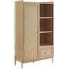 BAÏTA Armadio per Bambini, Legno ingegnerizzato, Effetto Quercia e Rosa, L100cm
