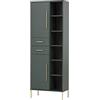 Schildmeyer Kent - Credenza, in materiale a base di legno, verde bosco/giallo oro, vano a giorno