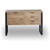 Jahnke Credenza, legno ingegnerizzato, nocciola, taglia unica