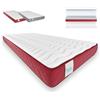 Nalui Materasso viscoelastico con altezza: ±15 cm, schiuma, 135 x 200 cm