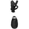 BabyBjörn Bundle of BabyBjörn Marsupio Mini Mesh 3D, Nero + Copertina per Marsupio, Nero