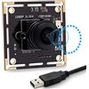 Svpro Modulo Telecamera USB Fisheye 180 Gradi Con Audio Digitale, Scheda FHD 1080P Con Sensore IMX322, Sicurezza Web 0,01 Low Lux
