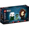 LEGO® 40496 Gioco BrickHeadz™, Harry Potter™, Voldemort™, con Nagini e Bellatrix