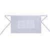 MISEMIYA Grembiule Bz-860 Frontale Corto con Tasca 40 x 70 mm, Bianco, 40mmx70mm Unisex-Adulto