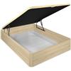 Somnia Descanso Somnia - Canapé apribile super rinforzato, grande capacità, con coperchio traspirante, angoli arrotondati, 105 x 200, Cambria