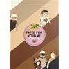 folia 679 - Carta for you & me SHADES OF US, DIN A4, blocco con carta colorata da 130 g/m² e cartoncino fotografico da 300 g/m², 20 fogli in 10 colori, per creare, decorare e abbellire