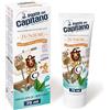 Pasta del Capitano, Dentifricio Baby Menta Dolce, Delicato Dentifricio al Gusto di Menta Dolce, Previene Placca e Carie, Ideale per Bambini a Partire dai 6 Anni di Età, Tubetto da 75 ml, Made in Italy