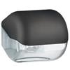 MAR PLAST Dispenser Soft Touch di carta igienica - 15x14,8x14 cm - plastica - nero - Mar Plast (unità vendita 1 pz.)