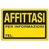 CARTELLI SEGNALATORI Cartello segnalatore - 30x20 cm - AFFITTASI - PPL - Cartelli Segnalatori (unità vendita 1 pz.)