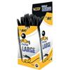 BIC Penna sfera Cristal Large - punta 1,6 mm - nero - Bic - conf. 50 pezzi (unità vendita 1 pz.)
