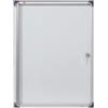 NOBO Bacheca per interni ultrapiatta - fondo in metallo magnetico bianco - 4 fogli A4 - verticale - Nobo (unità vendita 1 pz.)