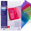 EXACOMPTA Busta forata con chiusura in velcro - PPL - 24 x 32 cm - colori assortiti - Exacompta (unità vendita 5 pz.)
