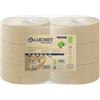 Lucart Carta igienica EcoNatural Maxi Jumbo - 9,1 cm x 300 mt - 15,5 gr - diametro 24,5 cm - Lucart (unità vendita 6 pz.)