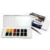 DALER ROWNEY Acquerelli Acquafine Godet - colori assortiti - Daler Rowney - scatola in plastica 12 acquerelli + 1 pennello (unità vendita 1 pz.)