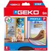 Geko Guarnizione adesiva per isolamento STRIP - fessura 2-5 mm - 6 m - gomma - marrone - Geko (unità vendita 1 pz.)