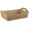 SCOTTON Cesto - 43 x 30 x 11 cm - cartone onda - avana - Scotton (unità vendita 2 pz.)