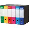 ESSELTE Registratori Oxford G85 - dorso - 8 cm - protocollo 23 x 33 cm - colori assortiti - Esselte - conf. 6 pezzi (unità vendita 1 pz.)