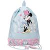 Disney Minnie Happy Zaino per bambini, zaino scolastico, realizzato in poliestere, tasche laterali, spalline larghe regolabili, maniglia superiore per appenderla, sistema magic Fix., Zaino Sacco