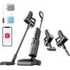 roborock F25 ACE Combo Aspirapolvere Senza Fili e Lavapavimenti 5 in 1, 20.000 Pa, Autopulizia a 90°C, Zero Grovigli, 180° UltraPiatto, Pulizia Bidirezionale, Controllo WiFi, per Parquet e Piastrelle