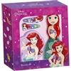 Disney Princess Ariel - Astuccio da bagno composto da figura gel shampoo 2 in 1, spugna bagno e 2 clip per capelli decorate