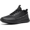 puruismate Scarpe da cucina da uomo - antiscivolo, alla moda, impermeabili, in rete, con proprietà antiscivolo per postazioni di lavoro in cucina, cameriere, Nero , 47 EU