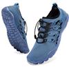 WOTTE Scarpe da acqua da uomo, scarpe da indossare a piedi nudi ad asciugatura rapida, leggere e traspiranti, scarpe da nuoto per spiaggia, canottaggio, pesca, yoga, immersioni, snorkeling, surf