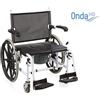 Moretti Sedia comoda per wc e doccia bariatrica - Larghezza seduta 60 cm