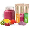 GREENORA Smoothie Bowl Frutta Disidratata Liofilizzata Polvere 100% Naturale. Fragole Lamponi Barbabietola Rossa Mango Mele. Vegan. Senza Zucchero (Mixbox Green B (9 u))
