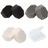 GWAWG Jawline Exerciser - 6 mascelle in silicone per uso alimentare, igieniche e inodori, per uomini e donne, per principianti, intermedi e avanzati (3 colori)