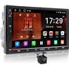 ATOTO A5 Autoradio 2 Din Android, 7 Touchscreen Sistemi multimediali, Wireless CarPlay e Android Auto, Tethering de WiFi/Bluetooth/USB, Telecamera di backup, MirrorLink, 24B-EQ DSP, 2G+32G, FM/RDS