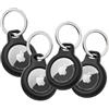Belkin Portachiavi per Apple AirTag (4 pezzi), Custodia con Anello Porta per AirTag, Durevole, Antigraffio, Design Aperto, Bordi Rialzati per Uso con Chiavi, Animali Domestici, Bagagli ecc., Nero