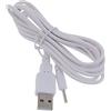 Haiki Cavo di alimentazione da 5 V USB a 2,5 x 0,7 mm, cavo di alimentazione, cavo di ricarica, materiali 1 metro/2 m
